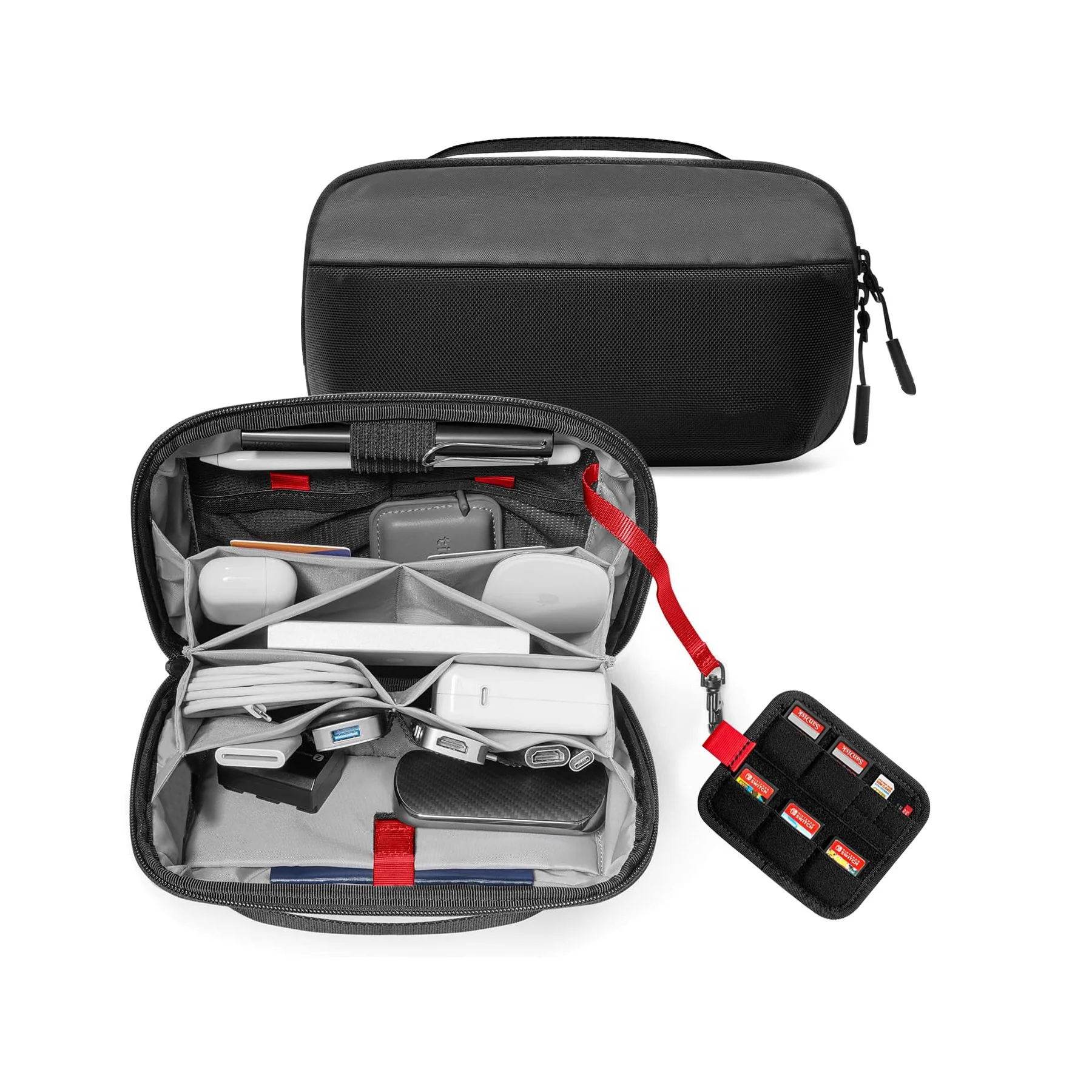 Tech Accessories Shop - Seyahat Teknolojisi Düzenleyici Çantası, Su Geçirmez