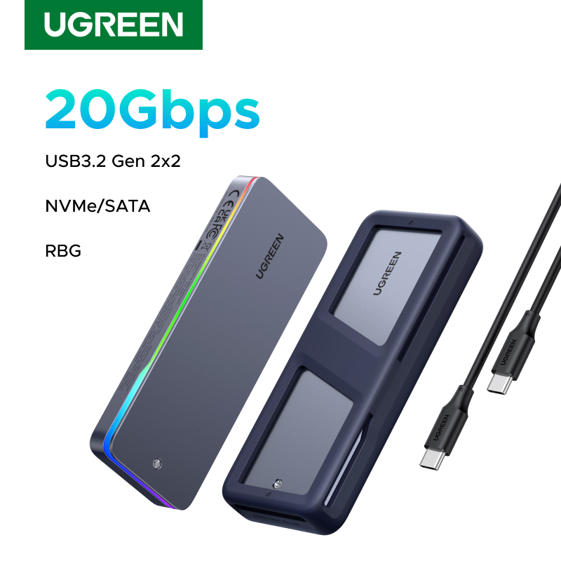 Portable Ssd Enclosure - UGREEN 20 Gbps M.2 SSD Kasa