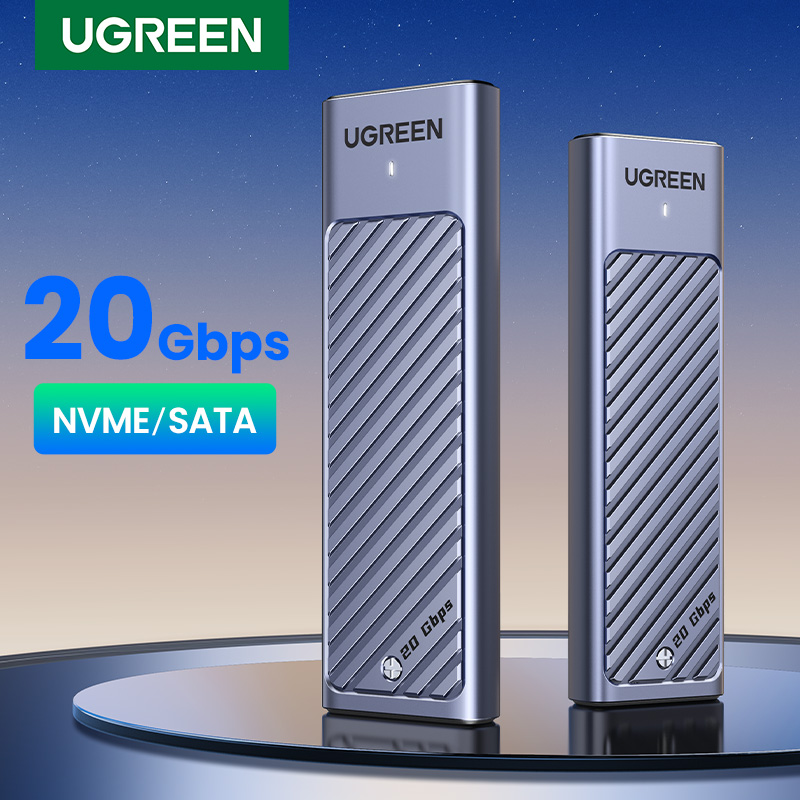 Portable Ssd Enclosure - UGREEN M.2 NVMe/SATA SSD Kutusu 20Gbps
