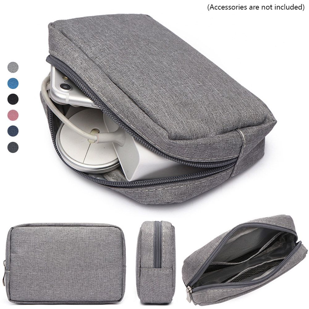 Cable Organizer Bag - Taşınabilir USB Kablosu Kulaklık Organizatör Saklama