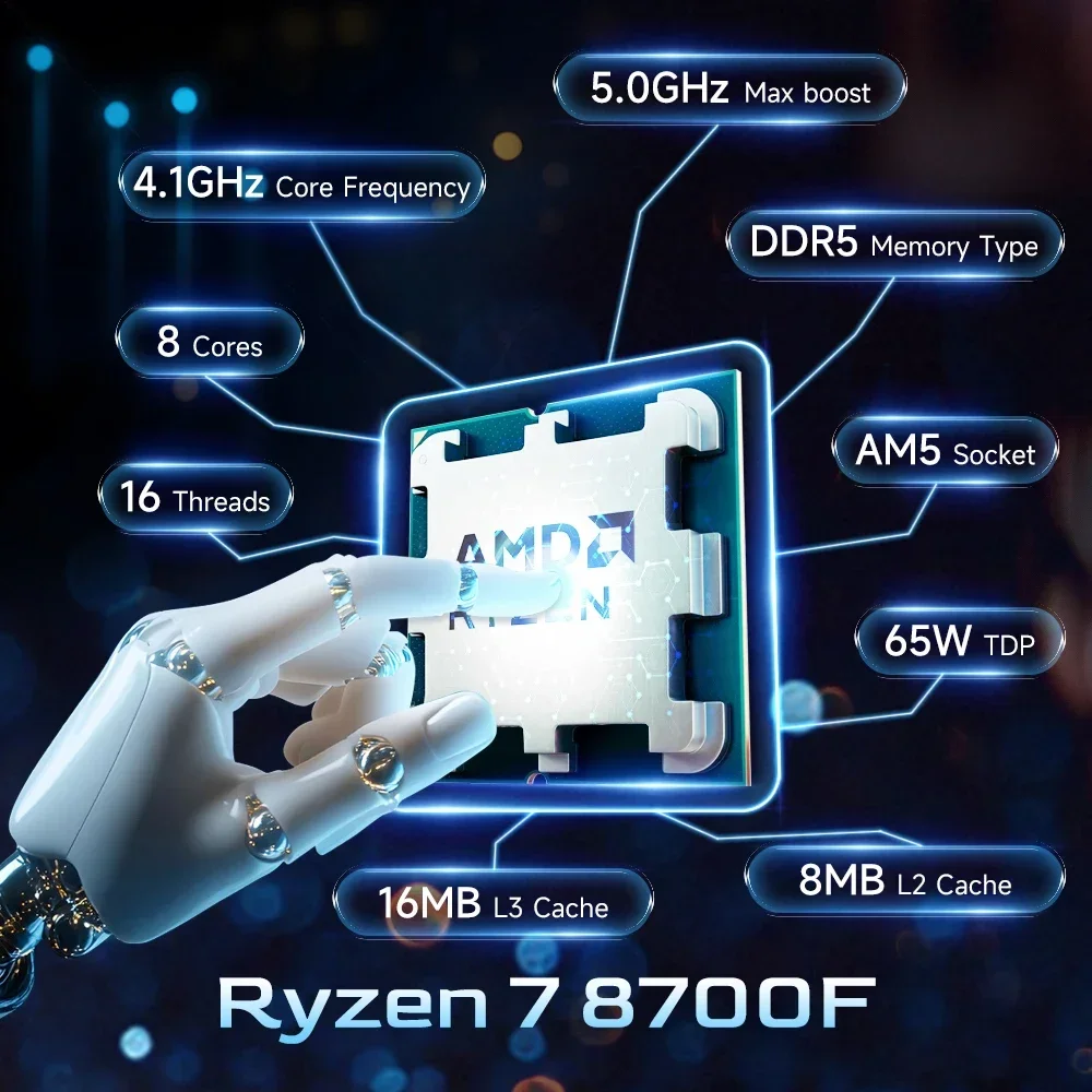 AMD Ryzen 7 8700F Yeni İşlemci - Amd Cpu Ryzen 7 incelemesi ve fiyatı