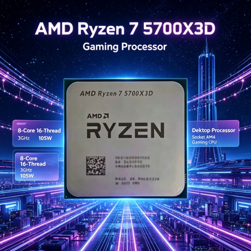 AMD Ryzen 7 5700X3D Masaüstü İ - Amd Cpu Ryzen 7 incelemesi ve fiyatı