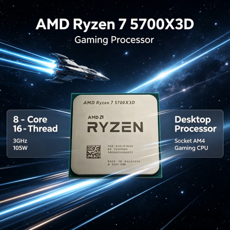 AMD Ryzen 7 5700X3D Masaüstü İ - Amd Cpu Ryzen 7 incelemesi ve fiyatı