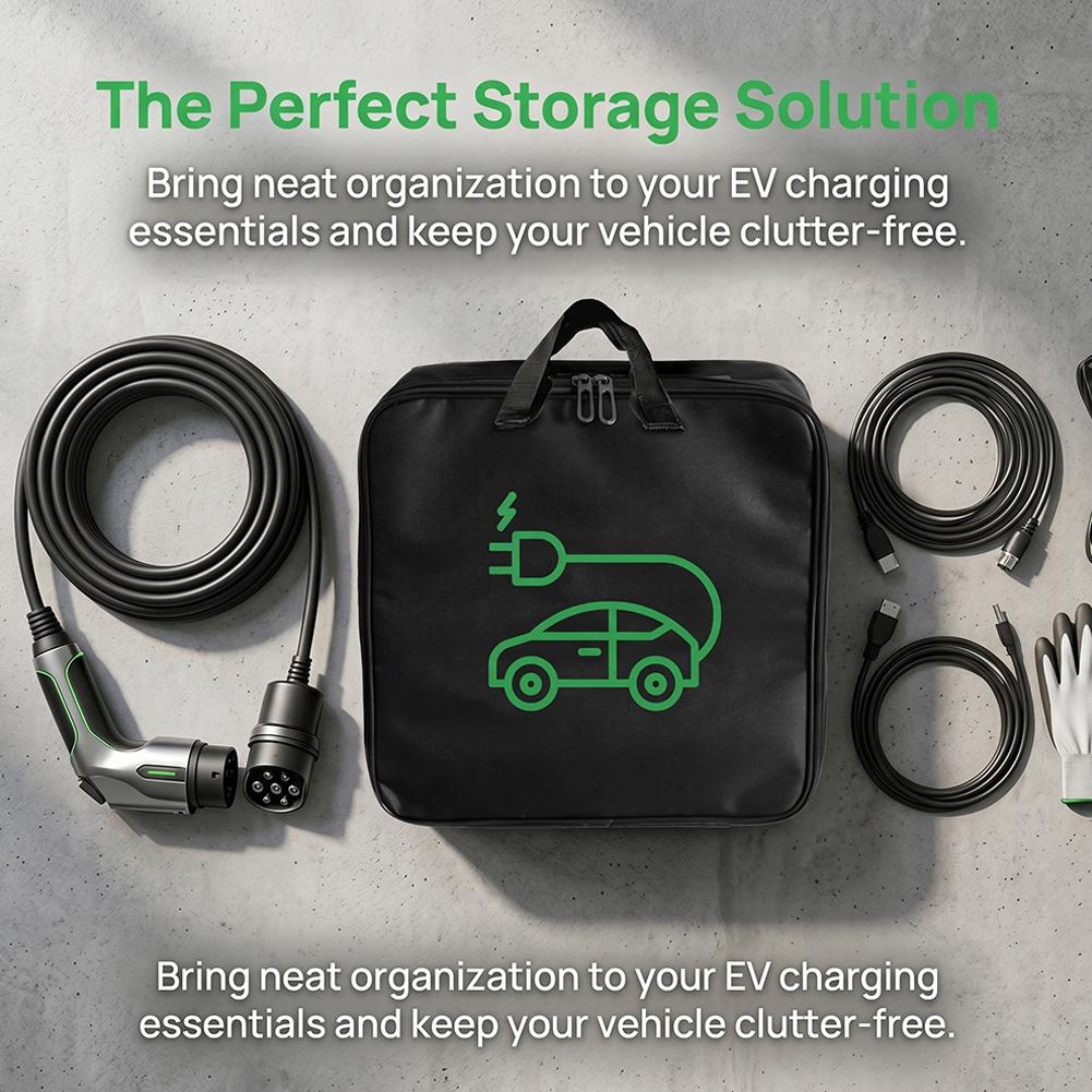 1 adet yeni elektrikli araba ş - Cable Organizer Bag incelemesi ve fiyatı