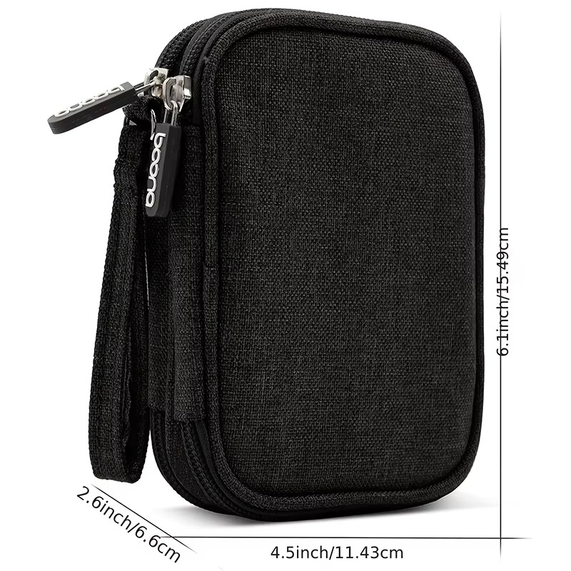 1 adet gri/siyah/pembe/laciver - Cable Organizer Bag incelemesi ve fiyatı