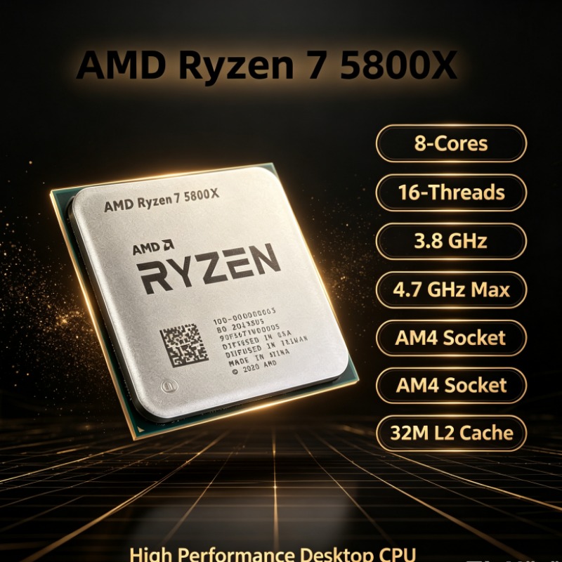 AMD Ryzen 7 5800X R7 5800X AM4 - Amd Cpu Ryzen 7 incelemesi ve fiyatı