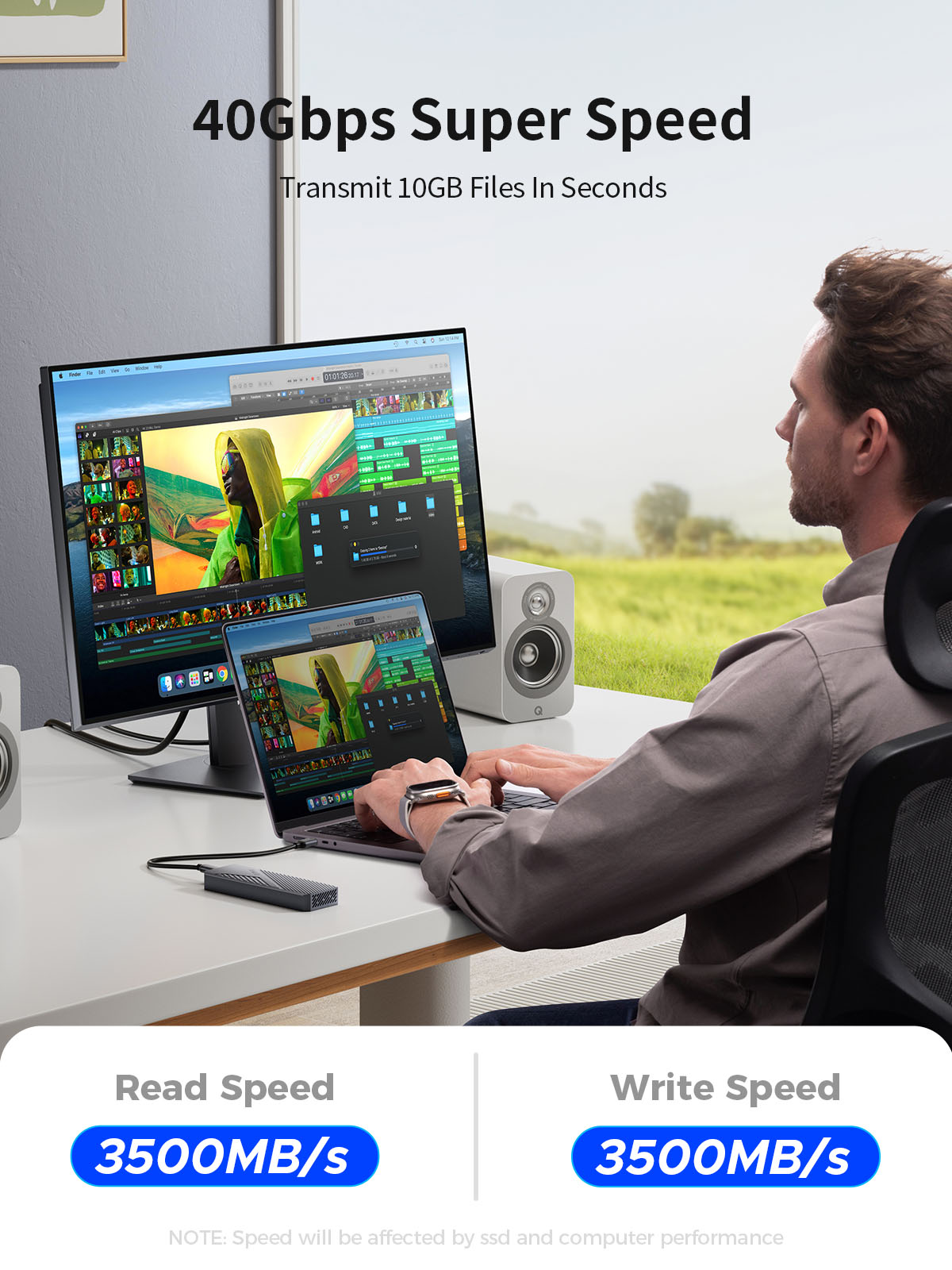 ORICO USB4 40Gbps muhafaza 8TB - Portable Ssd Enclosure incelemesi ve fiyatı