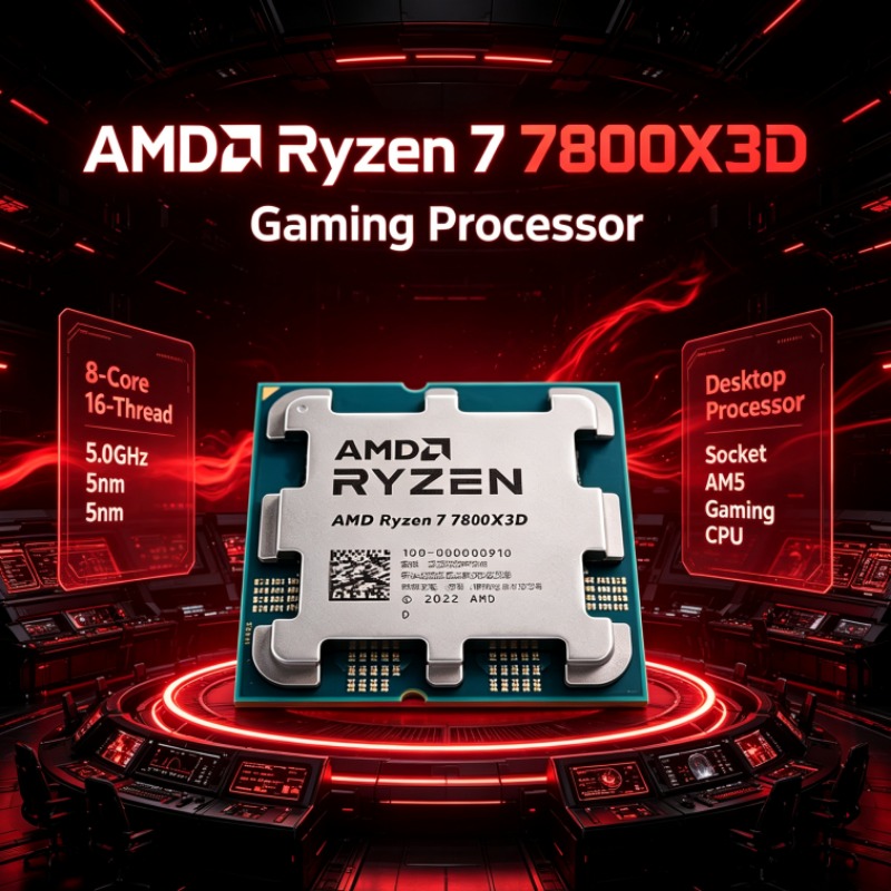 AMD Ryzen 7 R7 7800X3D CPU İşl - Amd Cpu Ryzen 7 incelemesi ve fiyatı